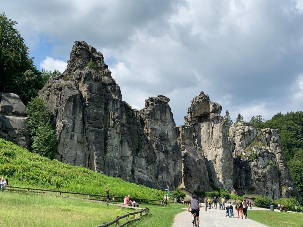 Gaestehaus Am Kurpark Hotel Garni Horn-Bad Meinberg Exteriör bild