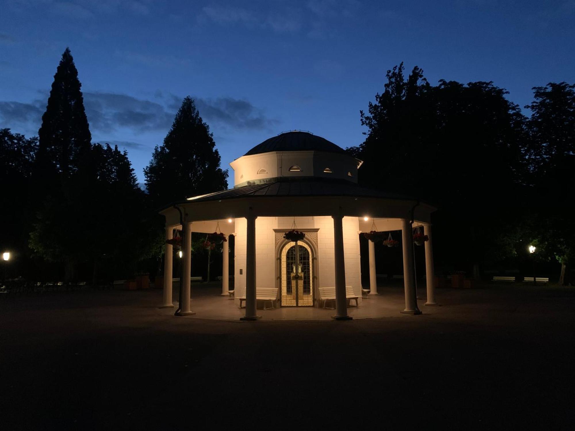 Gaestehaus Am Kurpark Hotel Garni Horn-Bad Meinberg Exteriör bild